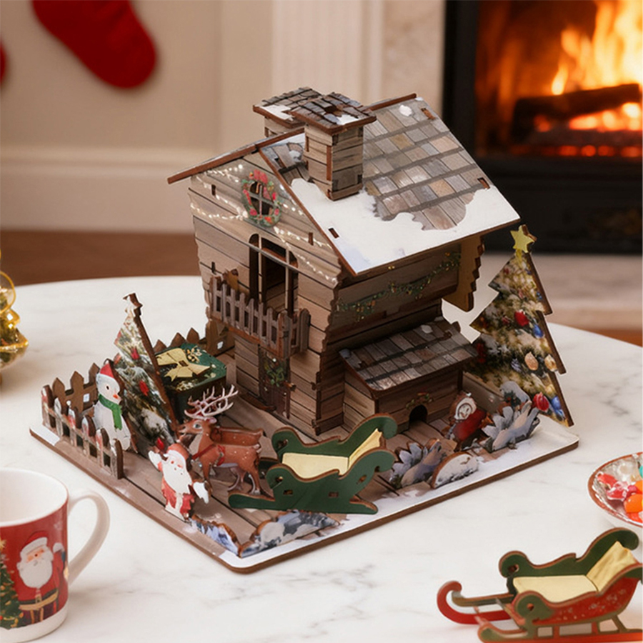 Seasonal Display Winter Cabin