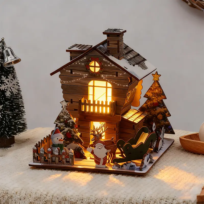 Best DIY Wooden Winter Cabin Miniature Kit - China Suppliers and Factory for Seasonal Home Decor Manufacturers, Service