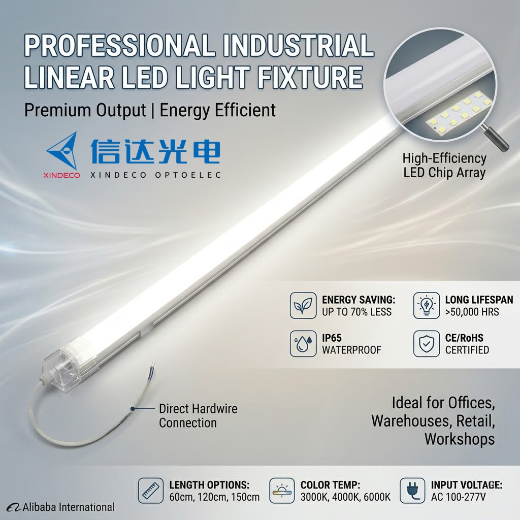 Easy Install Slim LED Batten Light 120 150cm Energy Saving Tri-proof Linear Fitting for Indoor Outdoor Project 3 Years Warranty