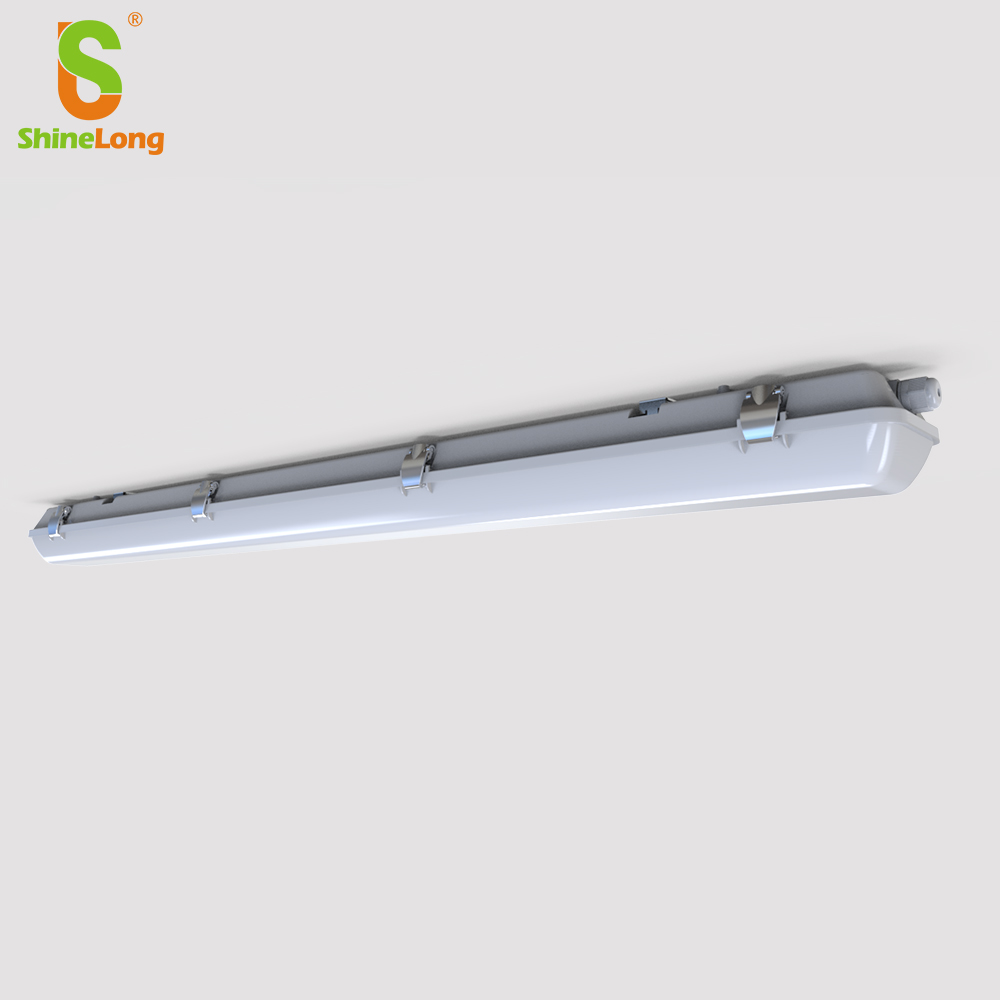Shinelong High Quality Led Vapor Tight Light Cold Storage Waterproof Led IP65 20w 40w 120 Degree 3000-6500K LED Triproof Light
