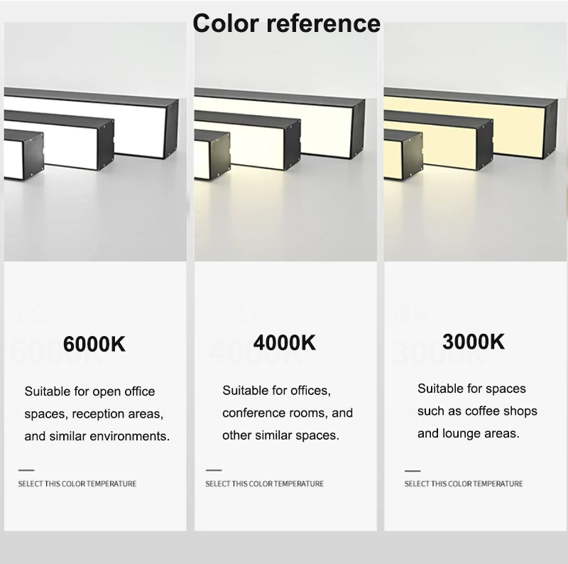 Custom Creative Chandelier Billiard Ambiance Seamless Connectable Industrial Modern Dimmable Office LED Linear Work Light