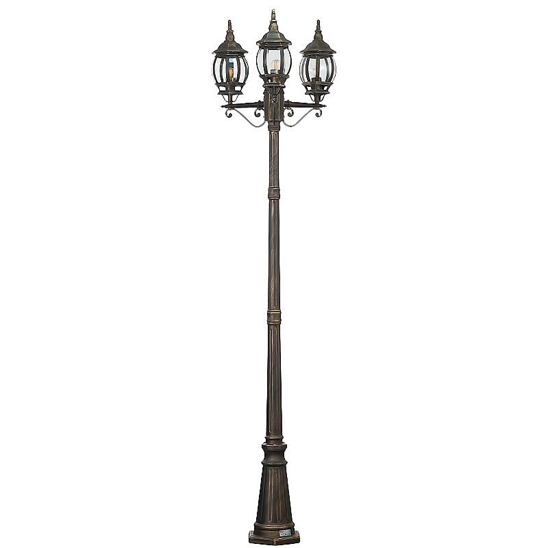 Dawnl Outdoor Modern LED Street Lights European Antique Garden Decorative Lighting IP65 Waterproof Aluminum Poles Lawn