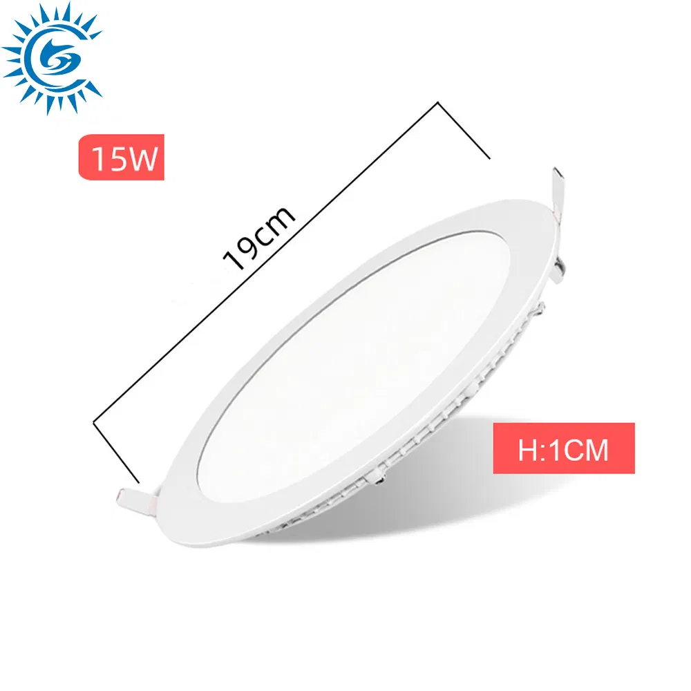 Slim Thin Super Bright 4W 6W 9W 12W 15W18W 3000K 6000K Recessed CCT IP65 COB SMD LED Ceiling Downlight Lamp Fixture