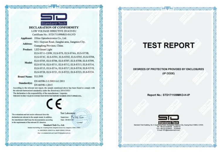 Quality Compliance Certificate