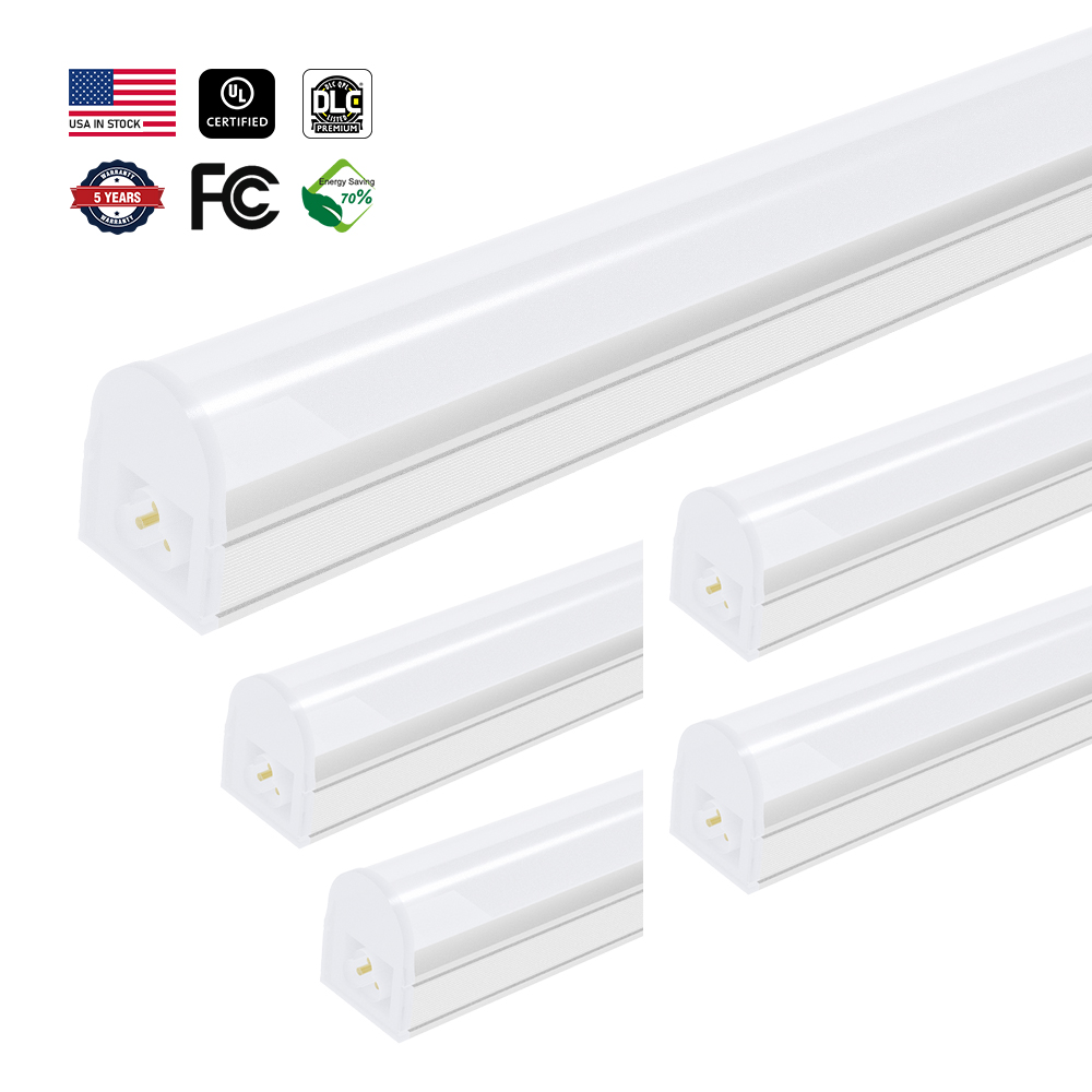 UL ETL 35/40/50/57/65K 5CCT Selectable 20W-40W 3Power Selectable 4FT Integrated Led Linear Batten T8 Led Tube Light
