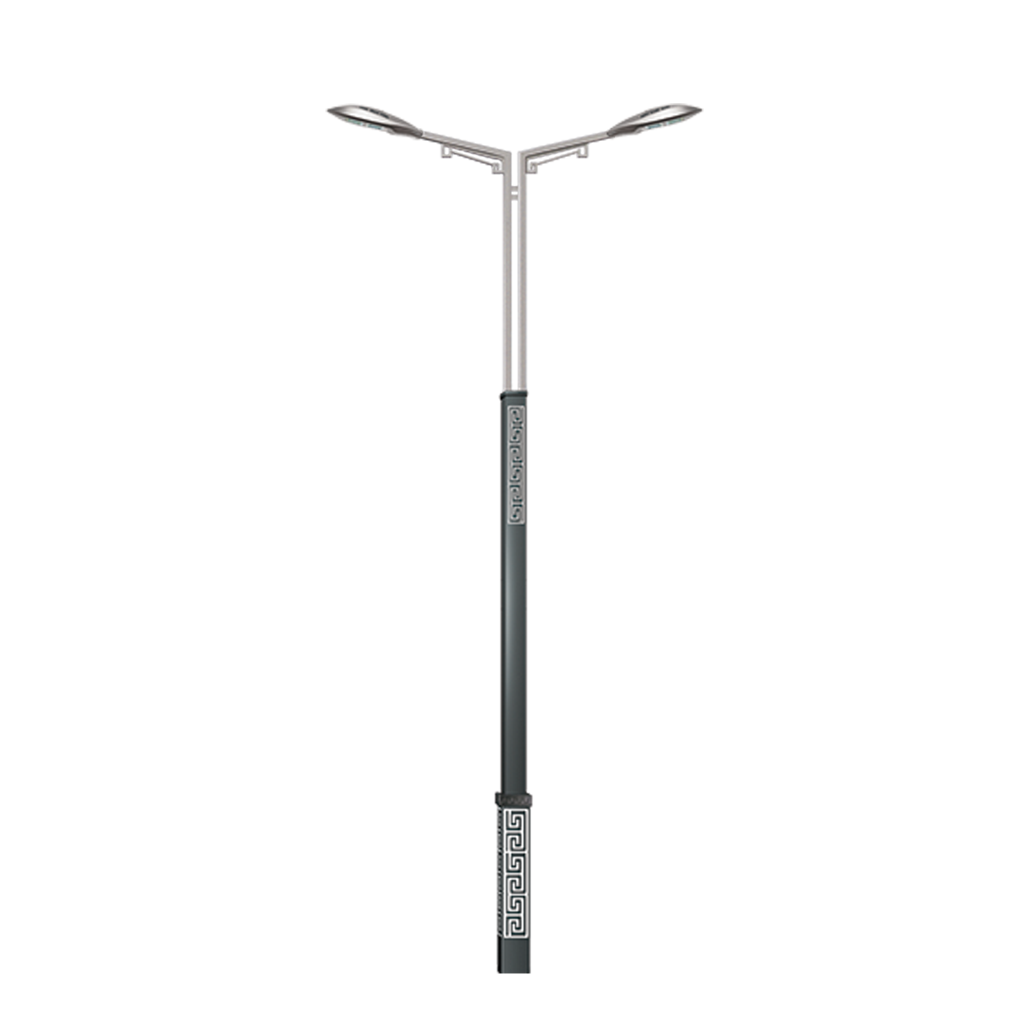30W-200W IP66 AC/DC LED Street Light Aluminum Alloy Pole Ra70 CRI 3000-5000K Color Temp 4500-15000LM 50000 Hours 3-Year Warranty
