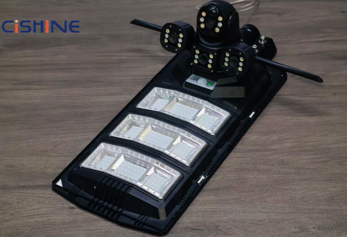 Cishine 80W-200W All-in-One Solar Street Lights for Outdoor Use