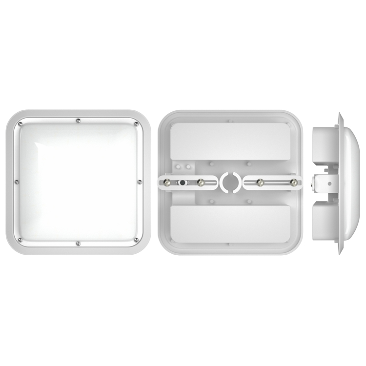 IP67 Waterproof Bathroom Light 60W LED Tri-proof Ceiling Light for Swimming Pool Sauna Room and Cold Storage