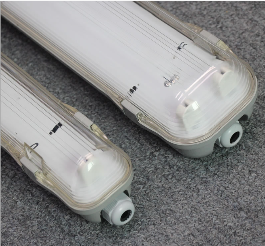 2x18w T8 Tri-proof Hanging Tube Suspended Working Waterproof Led Light Fixtures Ip65