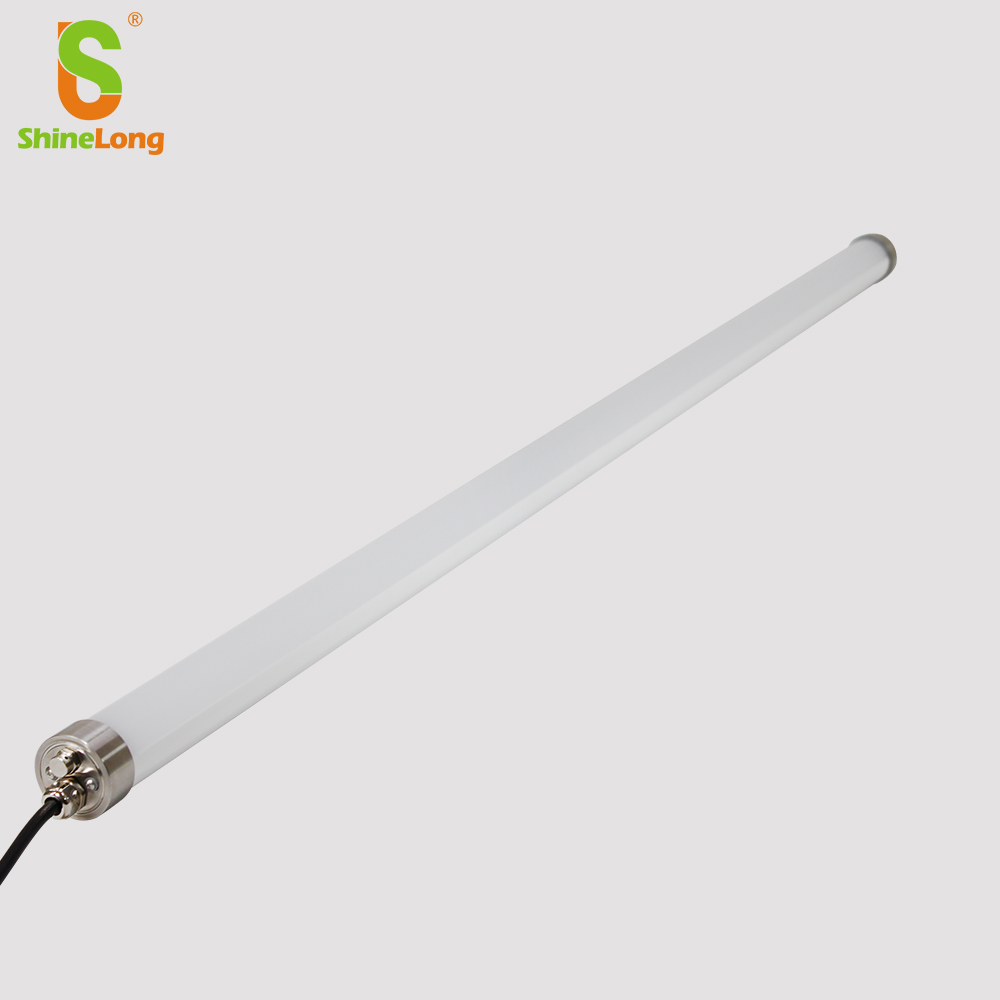 IP66 IK10 Round Mini LED Linear Office Lights 600mm 10W T5 T6 PC Tube Light