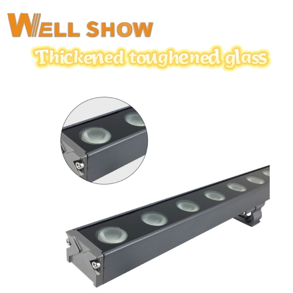 18W Facade Lighting Modern Architecture LED Wall Washer RGB LED Wall Light