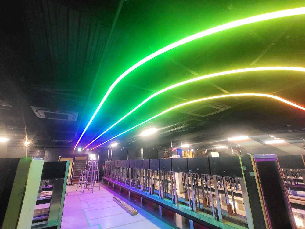 Round Silicone Tube Light 270-Degree Invisible Light Spot LED Flex Neon Linear Lights12v 24v 5m 10m Neon Flex Waterproof IP67