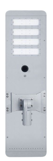 Integrated Solar Street Light Side View