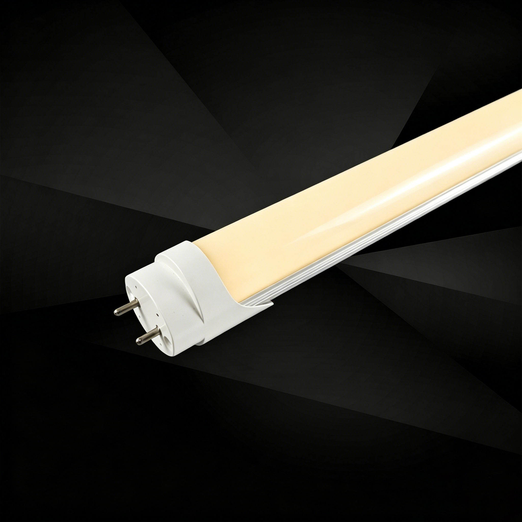 T8 Split Aluminum Plastic LED Tube Light 2835 Chip 85-265V High Brightness Linear Lamp for Warehouse Classroom Garage