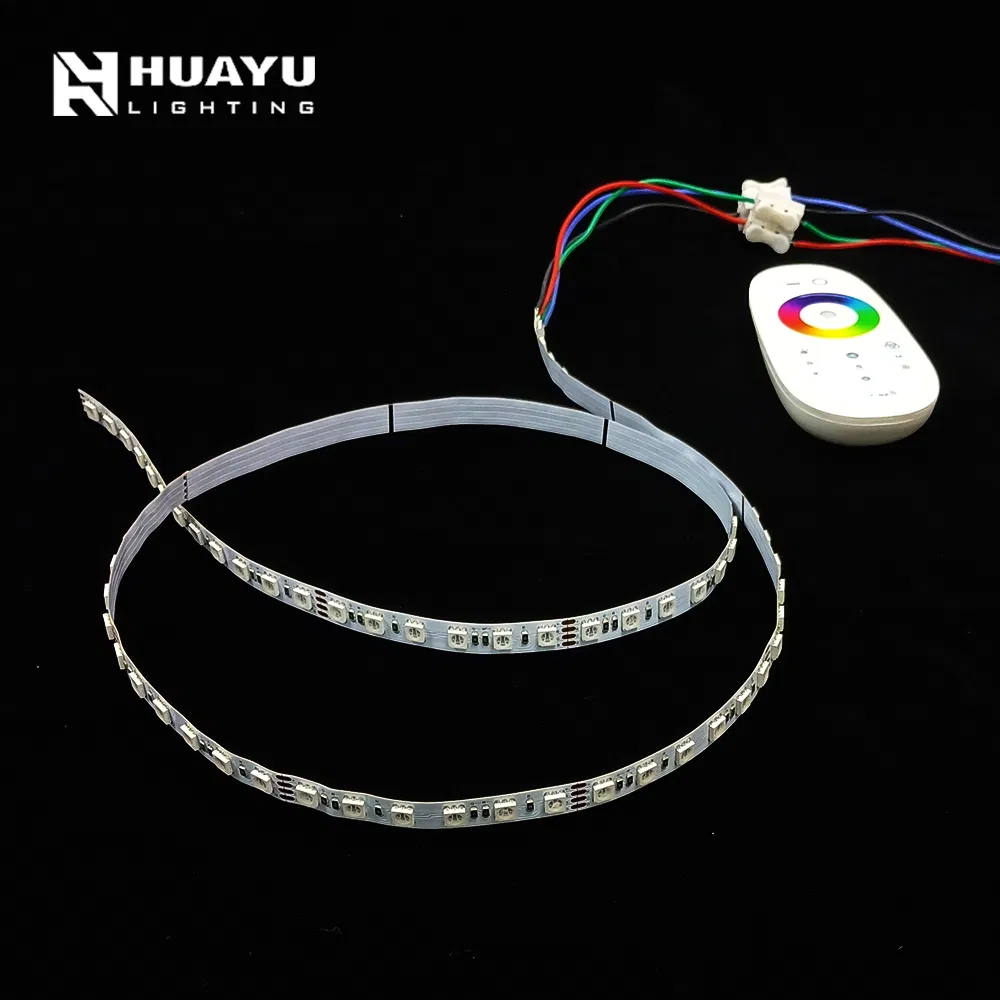 High Quality RGB DC124V LED Strip 10mm Wide PCB SMD 5050 84LEDs/M 20W/M LED Strip Light