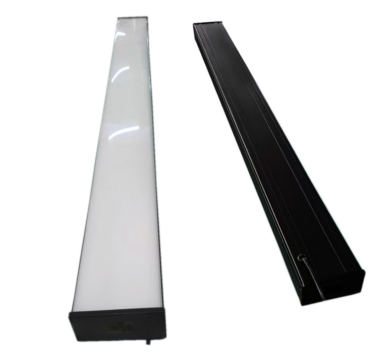 Industrial High Lumen Black White Plastic Steel Linear Light Profile Led Pendant Ceiling Recessed LED Linear Light 45w in Office