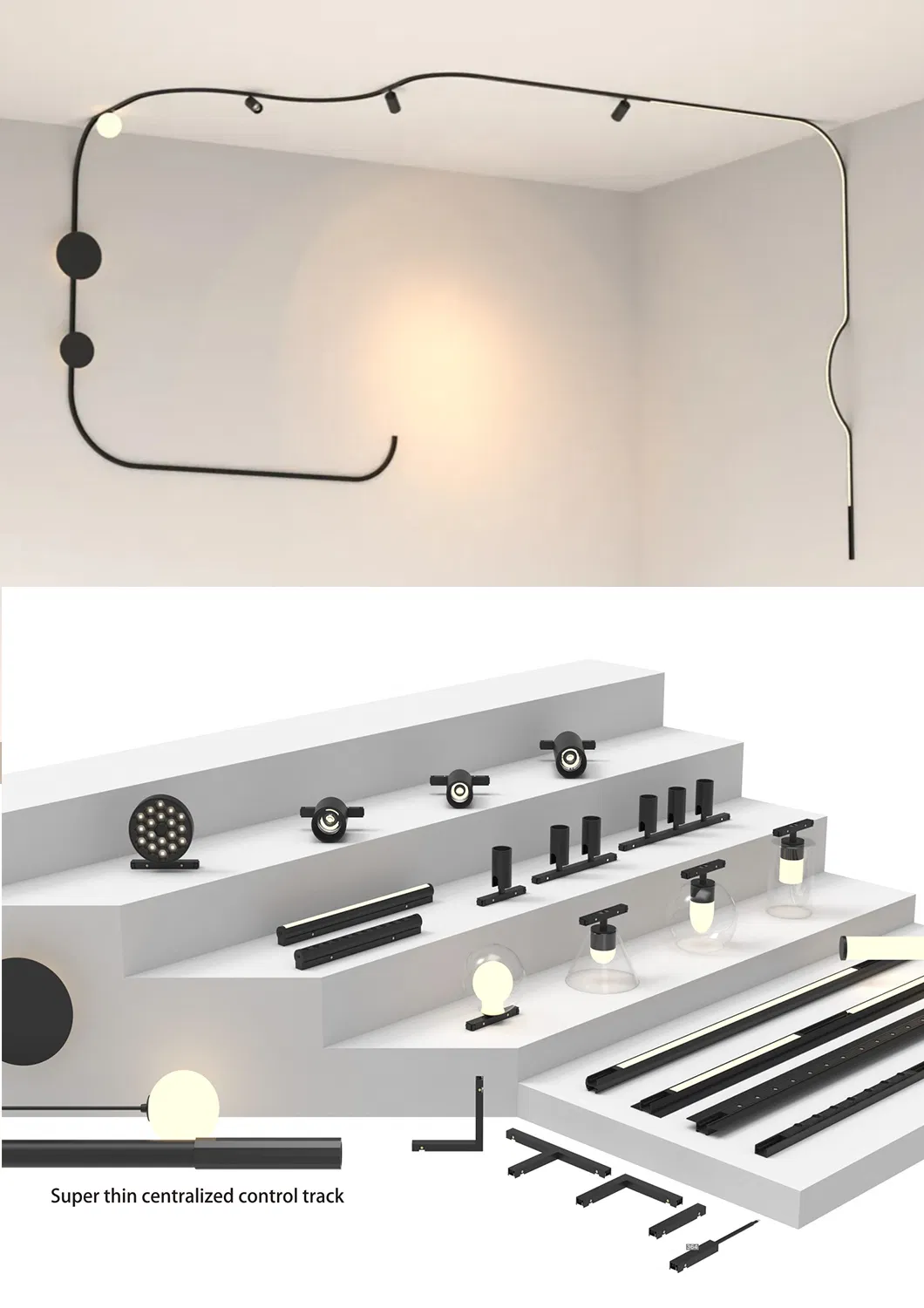 Ultra-Slim LED Magnetic Track Light