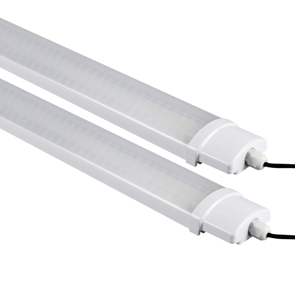 IP65 IK08 Full PC LED Tri-proof Light Linkable High Lumen Waterproof Dustproof Anti-UV Corrosion Resistant Warehouse 5FT 50W