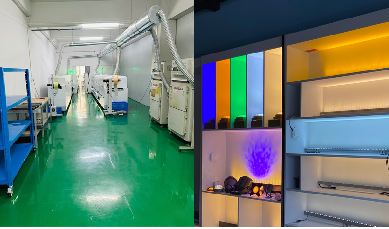 Custom Creative Chandelier Billiard Ambiance Seamless Connectable Industrial Modern Dimmable Office LED Linear Work Light