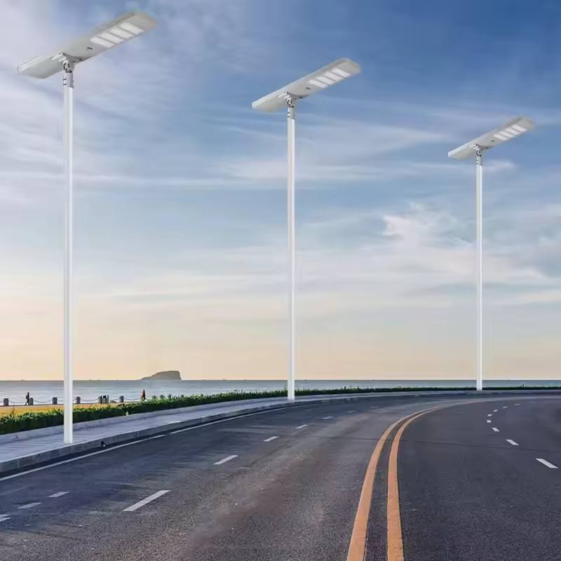 Factory Direct IP65 Waterproof 12.8V Die-cast Aluminum Alloy Outdoor Road Lighting OEM ODM Integrated Solar Street Light
