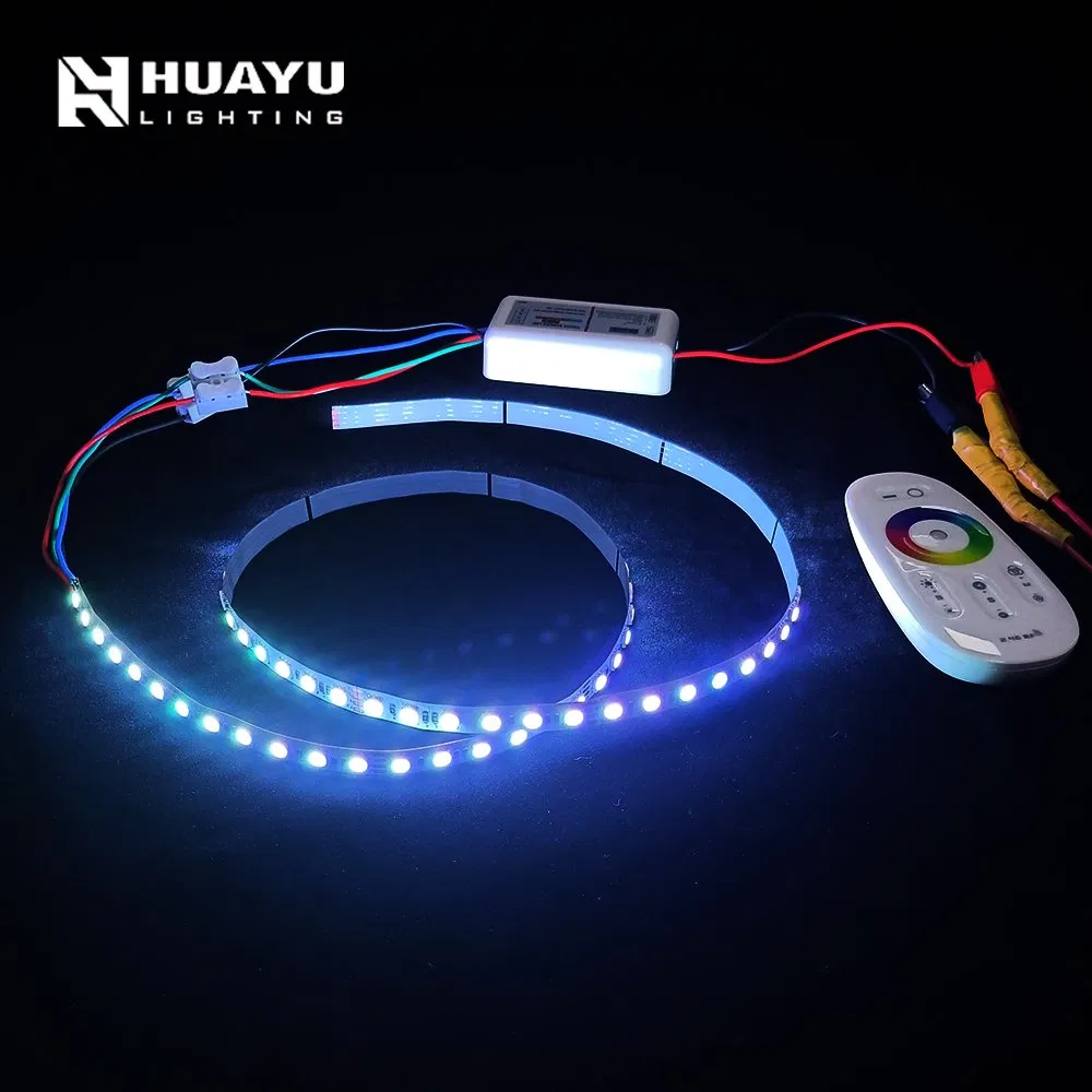 High Quality RGB DC124V LED Strip 10mm Wide PCB SMD 5050 84LEDs/M 20W/M LED Strip Light