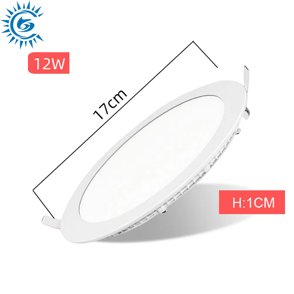 Slim Thin Super Bright 4W 6W 9W 12W 15W18W 3000K 6000K Recessed CCT IP65 COB SMD LED Ceiling Downlight Lamp Fixture