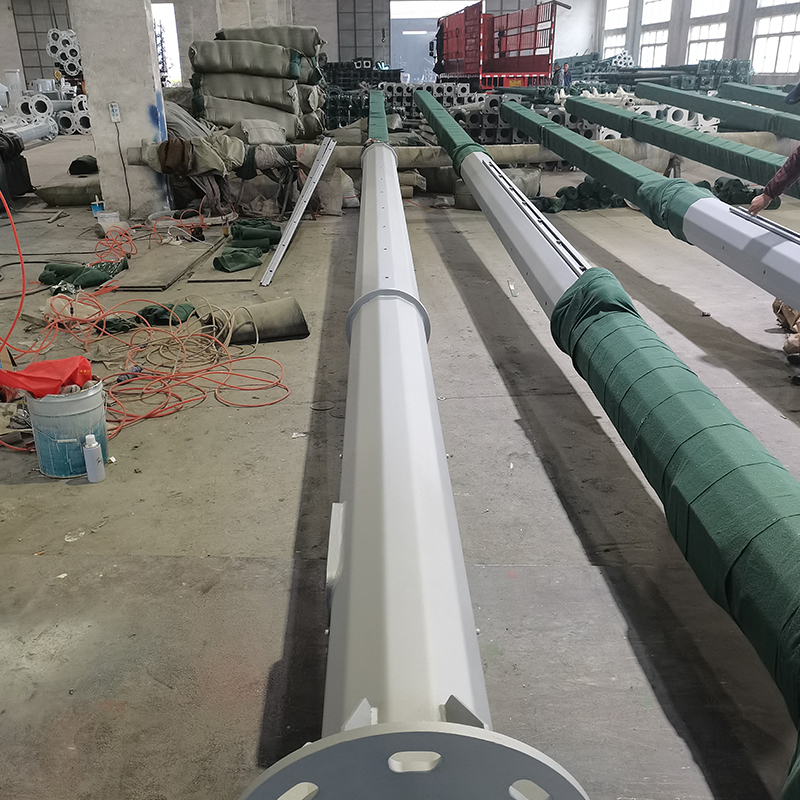 Customized Outdoor 4m 5m 6m 7m 8m 9m 10m 12m Double Single Arm Price Galvanized Steel Solar Street Lamp Post