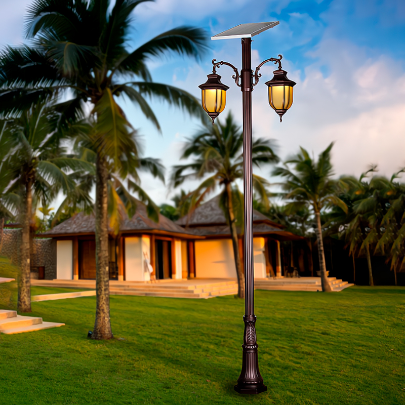 DAWN High Quality Outdoor Classic Vintage Street Garden Light Pole 3m 3.5m Ip65 Led Street Light For Road Lighting