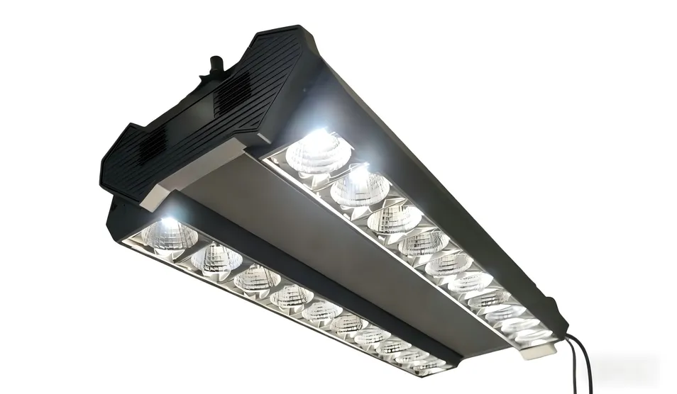 3-Wire Premium Aluminium Double Row Adjustable 100W+100W Linear LED Track Light for Supermarkets and Exhibitions Displaying
