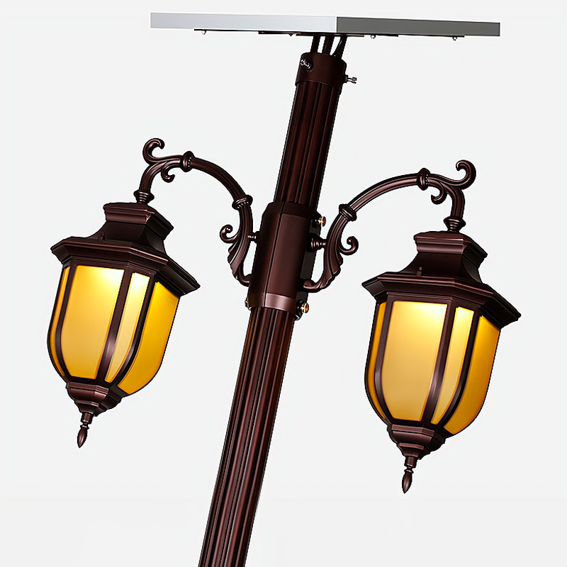 DAWN High Quality Outdoor Classic Vintage Street Garden Light Pole 3m 3.5m Ip65 Led Street Light For Road Lighting