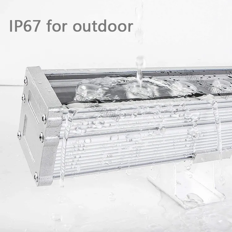 Outdoor Building Full RGB Color Linear 120V White LED Strip Light Wall Washer