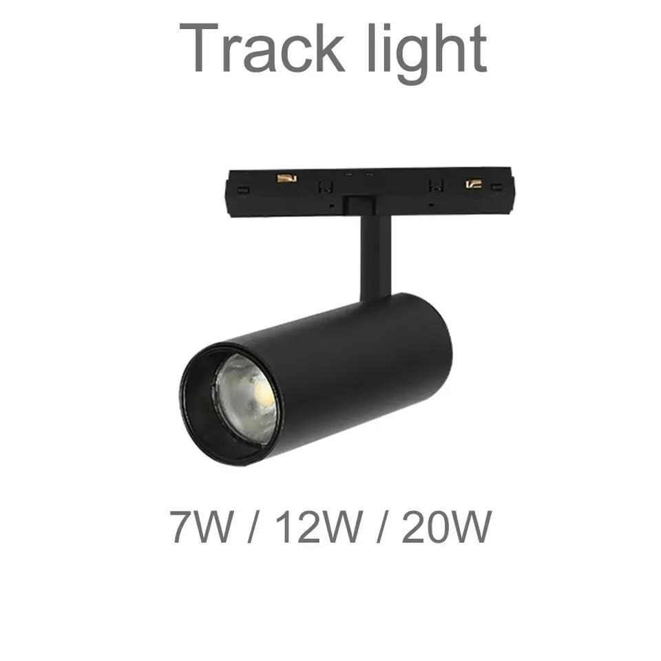 New Designer Tendencia Modern Recessed Indoor Lighting 12W 25W 30W 45W Home Commercial Linear 48V Magnetic LED Track Light