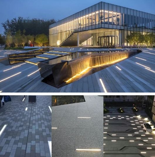 IP65 Aluminum Waterproof LED Wall Washer Light - Recessed Linear Floor Lamp for Outdoor Street &amp; Facade Contour Lighting