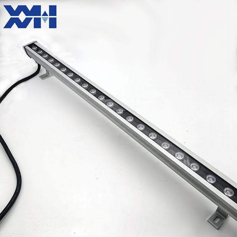 Outdoor Building Full RGB Color Linear 120V White LED Strip Light Wall Washer
