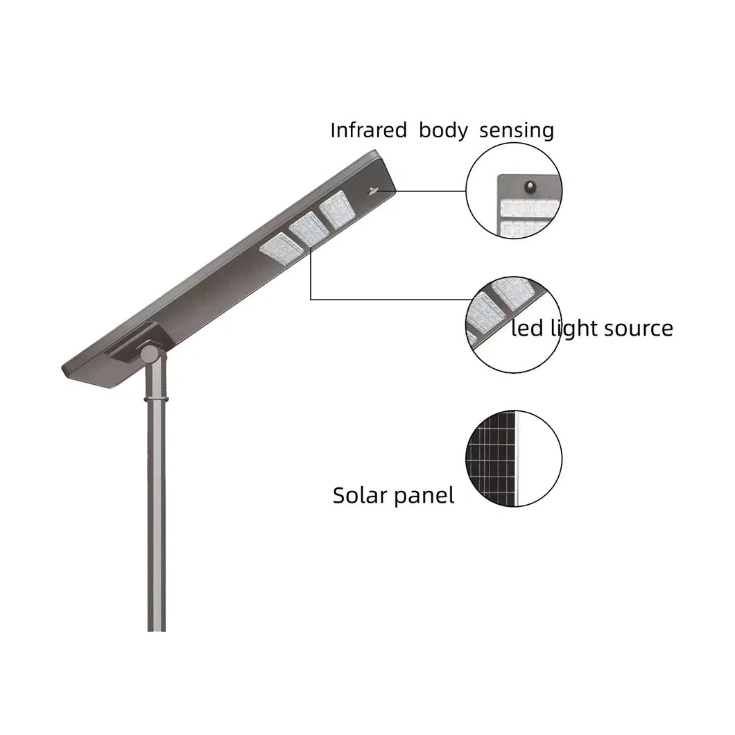Outdoor Waterproof Street Lamp 60W Solar LED Street Light