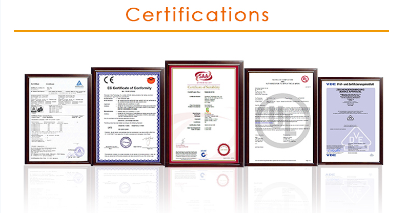 Certifications