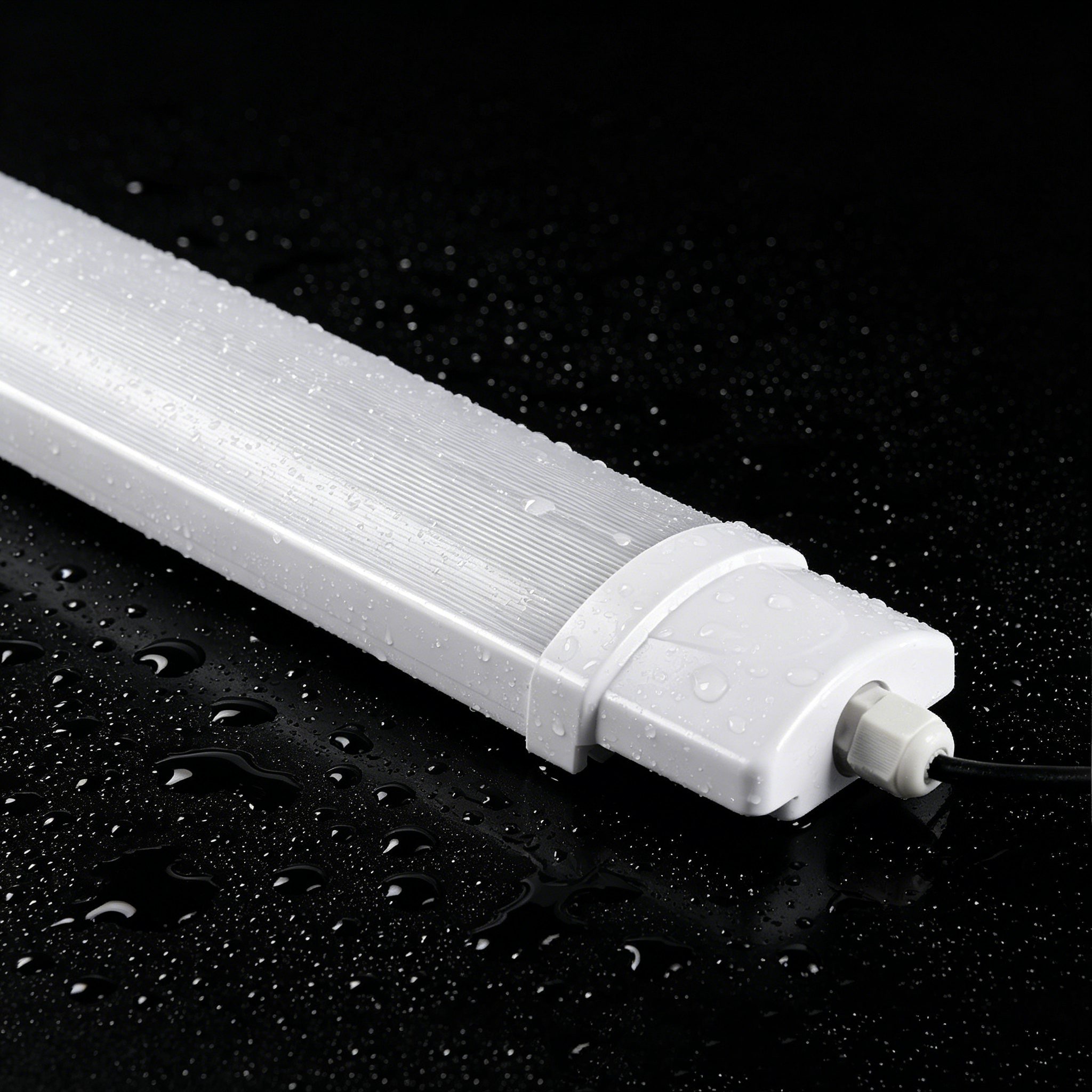 IP65 IK08 Full PC LED Tri-proof Light Linkable High Lumen Waterproof Dustproof Anti-UV Corrosion Resistant Warehouse 5FT 50W