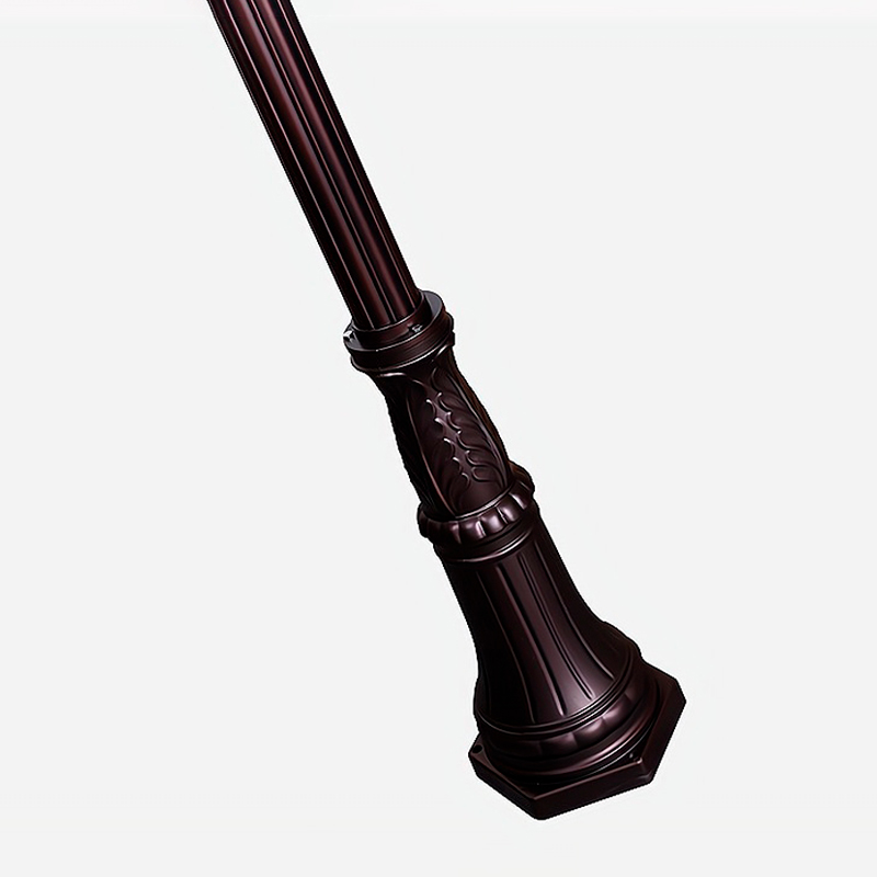 DAWN High Quality Outdoor Classic Vintage Street Garden Light Pole 3m 3.5m Ip65 Led Street Light For Road Lighting