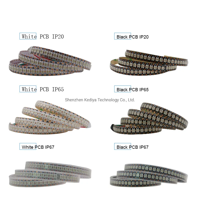 WS2812 RGB LED Strip Light Detail View 3