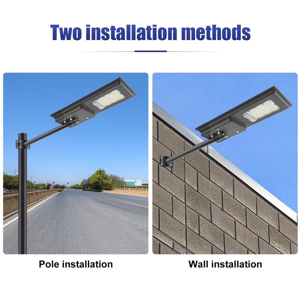 High Lumens Waterproof Outdoor IP65 All In One Solar Street Light For Highway Road Street Usage Long Life-span Solar Light