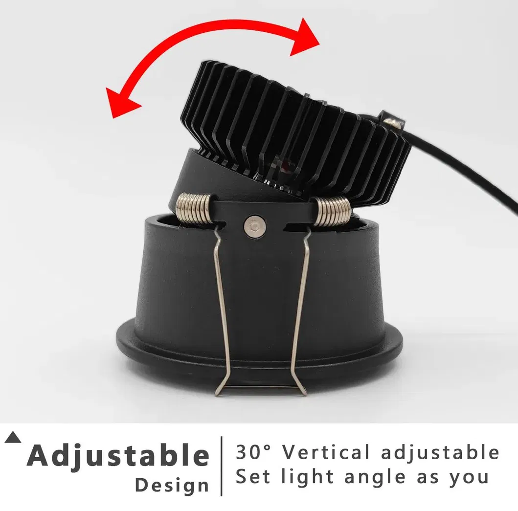 IP65 Waterproof Anti-Glare Adjustable 5W-35W LED Spotlight LED COB Downlight