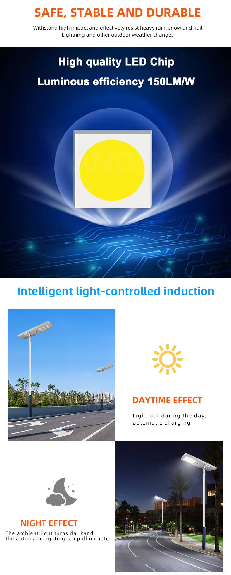 Integrated Solar Street Light Engineering Drawing and Layout