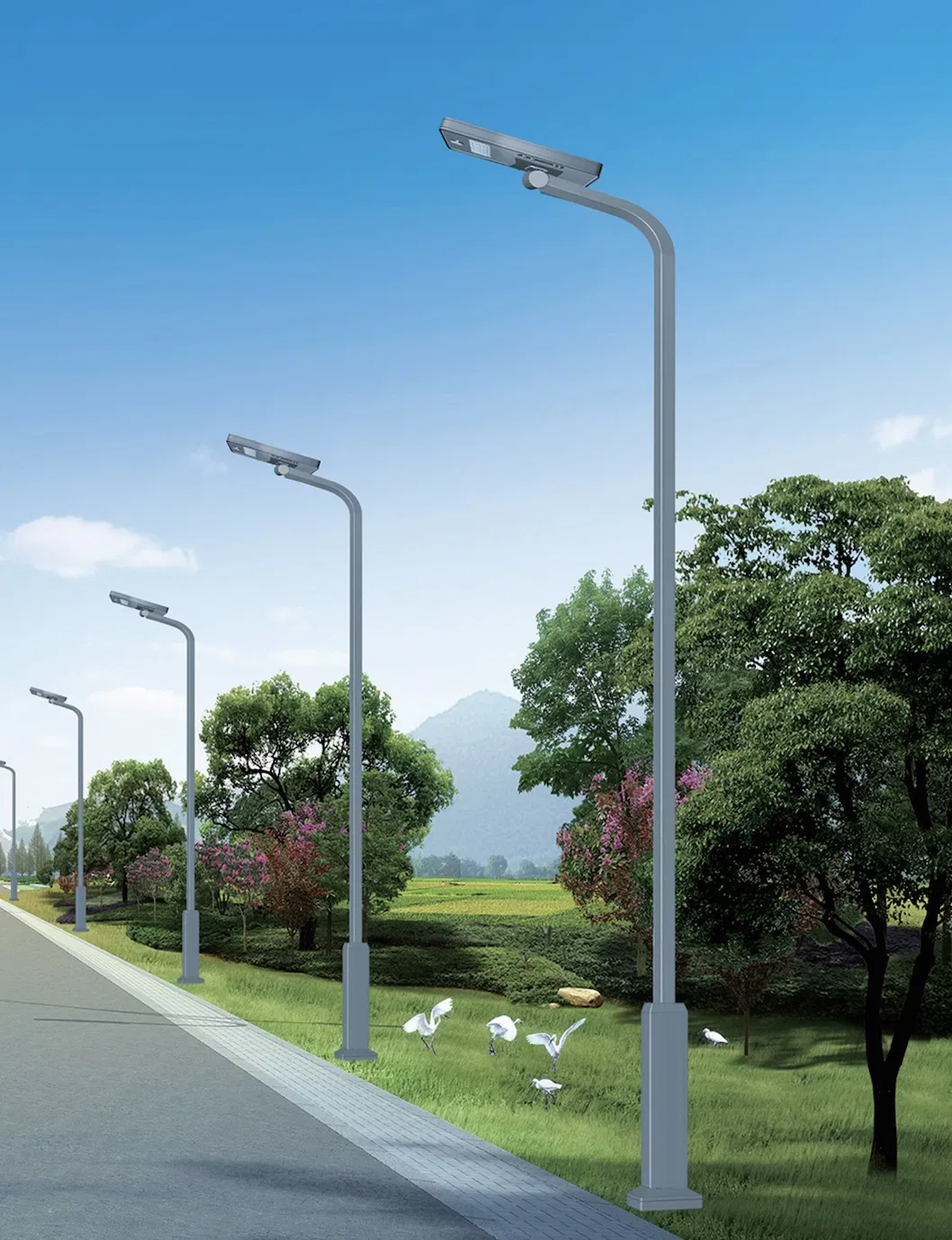 Outdoor Waterproof Street Lamp 60W Solar LED Street Light