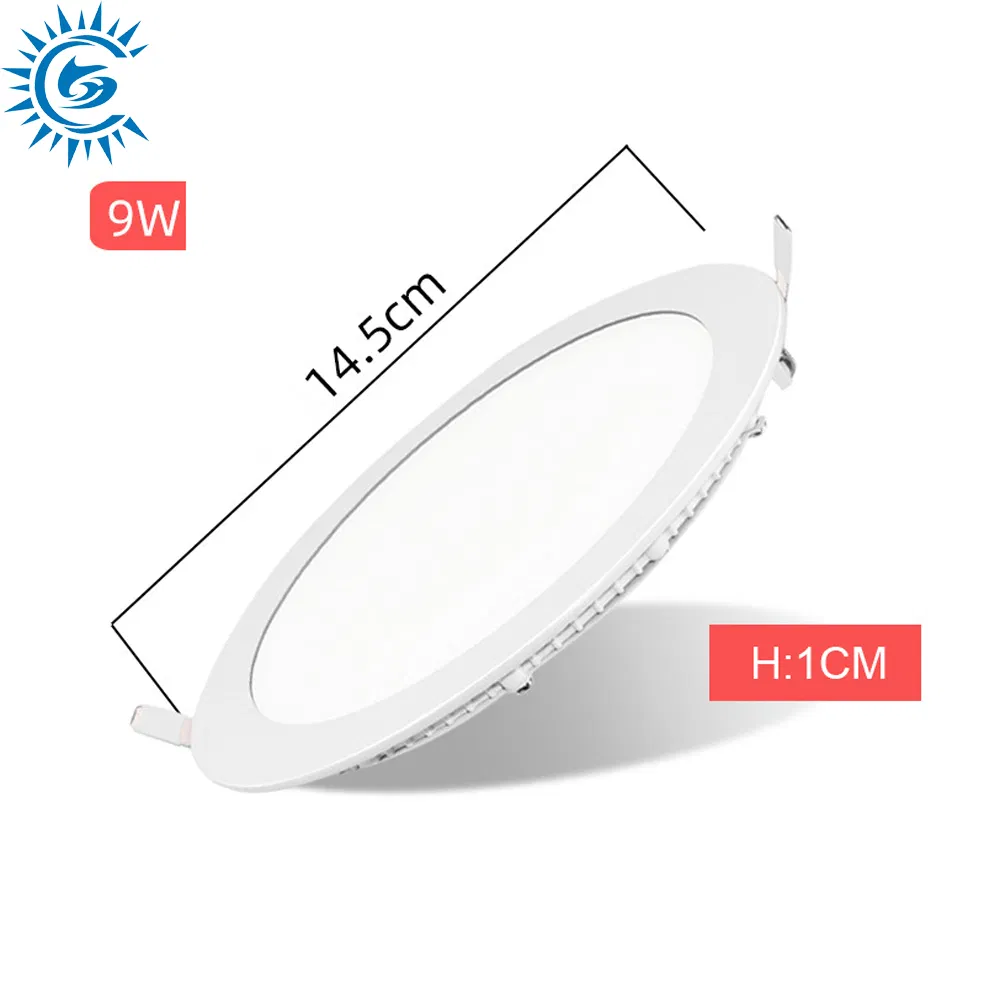 Slim Thin Super Bright 4W 6W 9W 12W 15W18W 3000K 6000K Recessed CCT IP65 COB SMD LED Ceiling Downlight Lamp Fixture