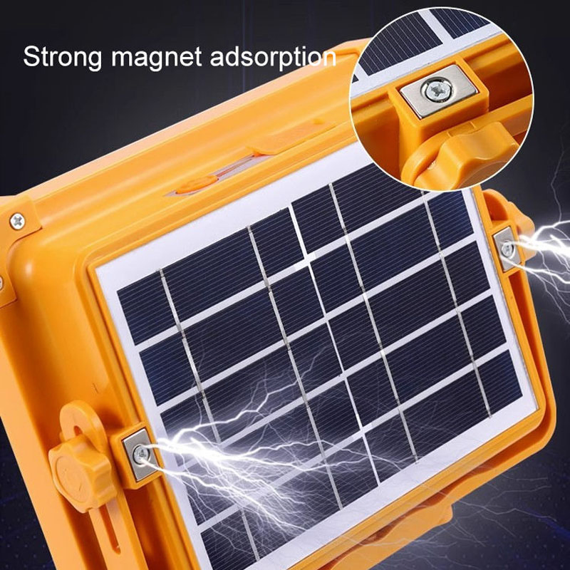 IP67 Portable Outdoor Wall Camping Charging Sun Power Solar Energy Garden Street Products Energy Handheld Strong Emergency Rechargeable Work Solar Flood Light