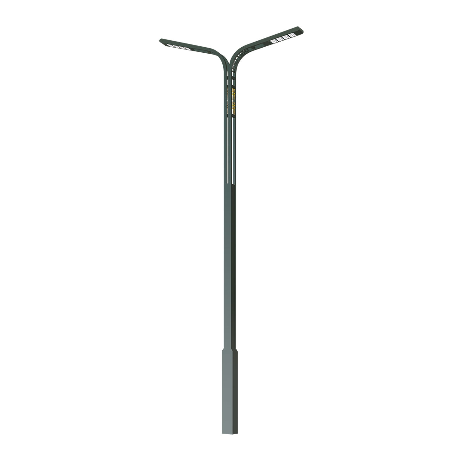 30W-200W IP66 AC/DC LED Street Light Aluminum Alloy Pole Ra70 CRI 3000-5000K Color Temp 4500-15000LM 50000 Hours 3-Year Warranty