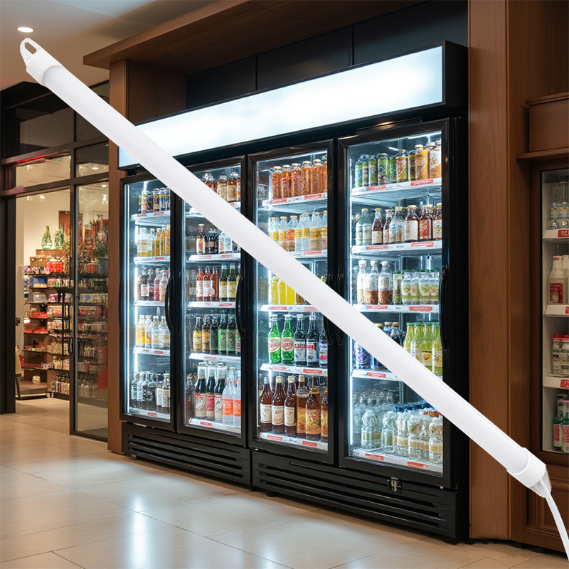 Commercial LED Refrigerator Light Linear Display Tri-Proof IP67 Waterproof 12V/24V/220V 6500K/3000K