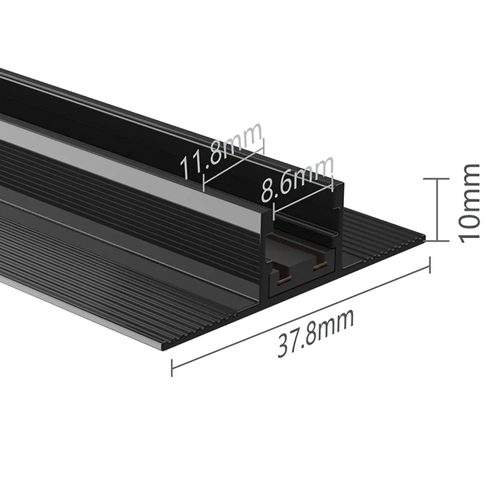 Surface DC24V Smart System Magnet Ultra Thin Mini Size Magnetic LED Track Light Spotlight for Home Showcase Luxury Jewelry Cabinet