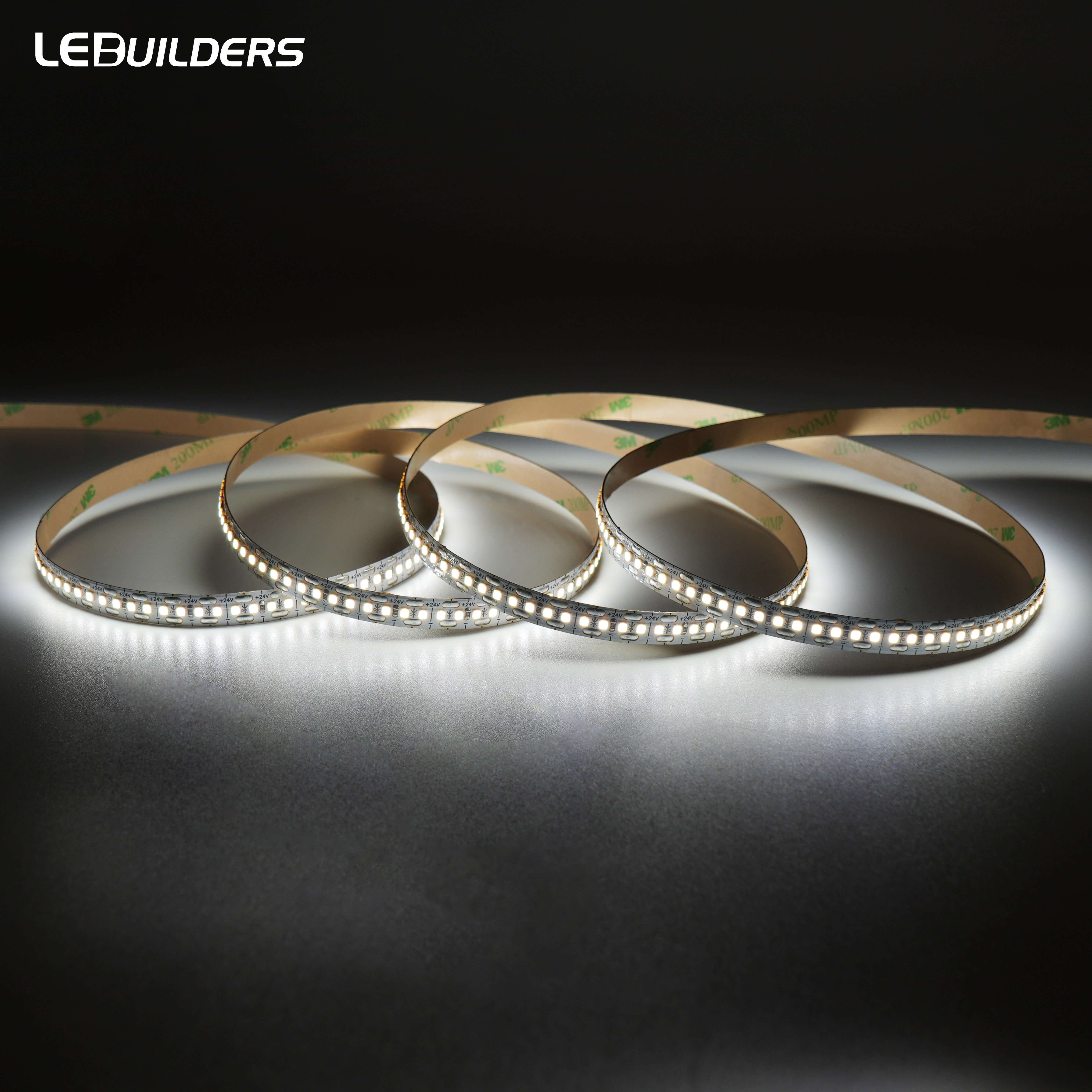 Premium Linear Light LED Strip Copper 240 8MM Warm White 24V Cuttable IP68 Waterproof WiFi Voice Control Remote Flexible Lights