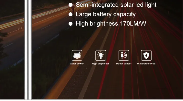 Factory Direct Sales of Solar Street Lighting for Outdoor Use Gardens Light